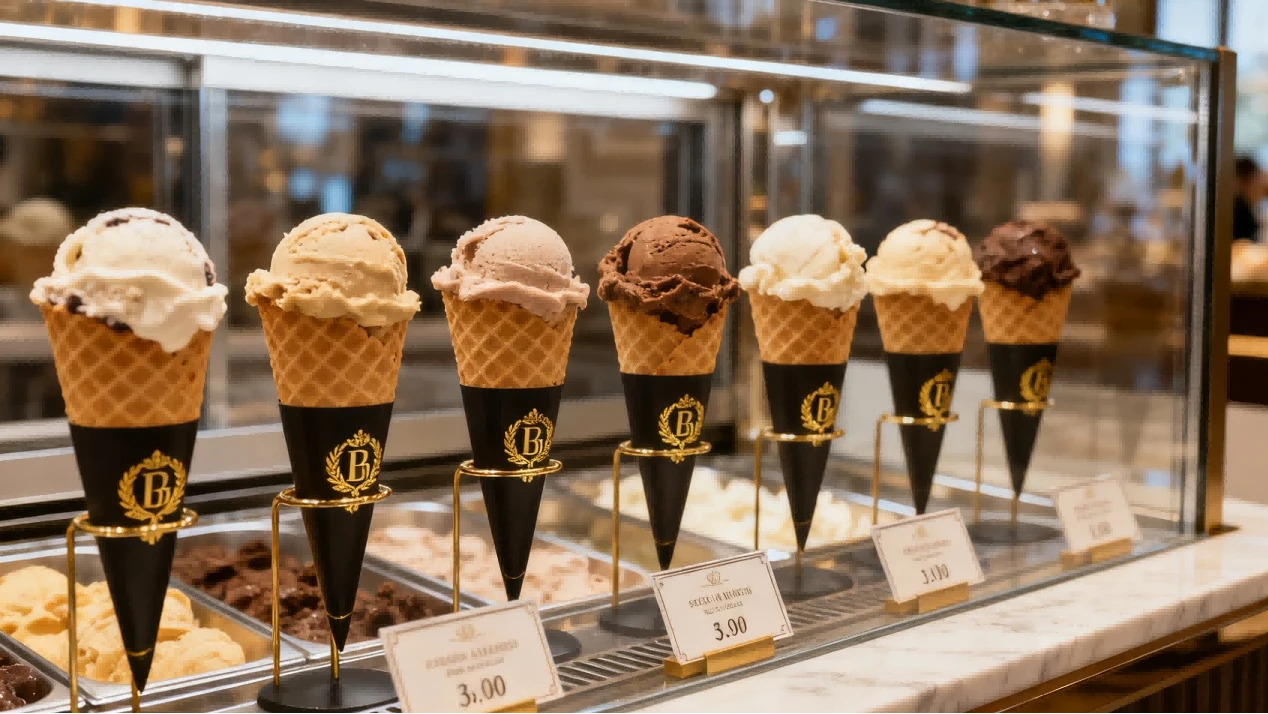 Custom Ice Cream Cone Wrappers 1 Custom Ice Cream Cone Wrappers 1