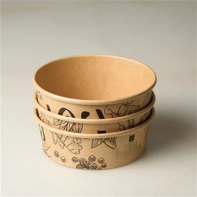 קערות מרק נייר 1000 מ"ל עם מכסים